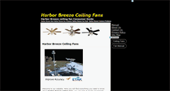 Desktop Screenshot of harborbreezeceilingfans.org